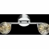 Luminaires Globo Lighting Plafonnier Globo XMAS LED Nickel mat, 2 lumières