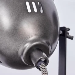 Lampes Industrielles-hofstein Plafonnier Glostrup Brun, Acier inoxydable, 3 lumières