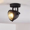 hofstein Plafonnier Glostrup LED Noir, 1 lumière