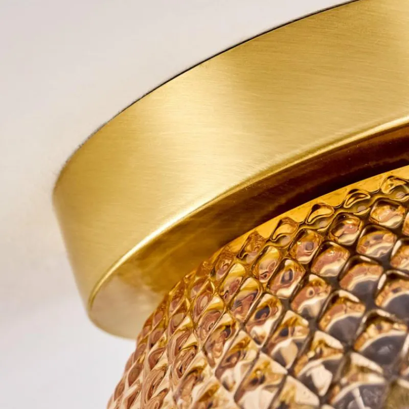 hofstein Plafonnier Gombua Laiton, 1 lumière