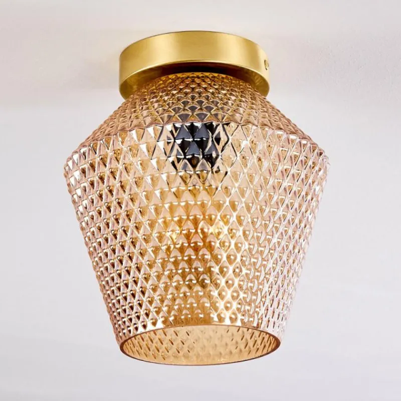 hofstein Plafonnier Gombua Laiton, 1 lumière