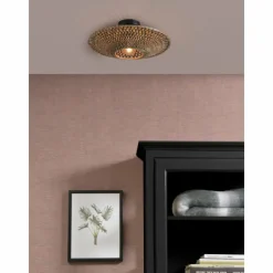 Style Boho-Chic-Good & Mojo Plafonnier BALI Noir, 1 lumière