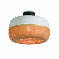 Style Boho-Chic-Good & Mojo Plafonnier MEKONG Noir, 1 lumière