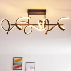 hofstein Plafonnier Gora LED Noir, 3 lumières