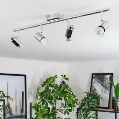 hofstein Plafonnier Grafberg Chrome, 4 lumières