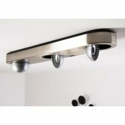 hofstein Plafonnier Granada LED Nickel mat, 3 lumières