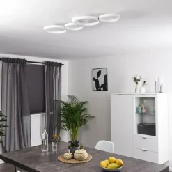 hofstein Plafonnier Grasse LED Blanc, 1 lumière