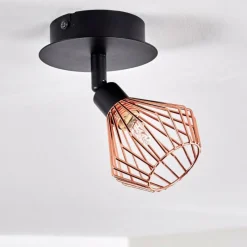 hofstein Plafonnier Grönhöj Noir, 1 lumière* Spots Et Projecteurs