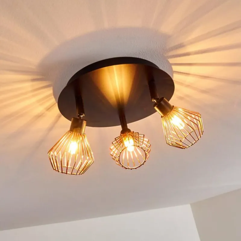 hofstein Plafonnier Grönhöj Noir, 3 lumières