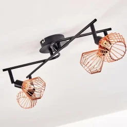 Lampe Plafonnier Grönhöj Noir, 4 lumières* Spots Et Projecteurs