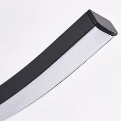 hofstein Plafonnier Grossarl LED Noir, 4 lumières