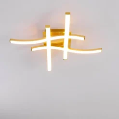 Lampes Dorées-hofstein Plafonnier Grossarl LED Or, 4 lumières