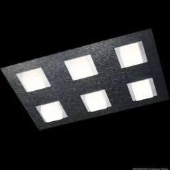 Luminaires Grossmann Plafonnier Grossmann BASIC LED Anthracite, 6 lumières* Éclairage Led