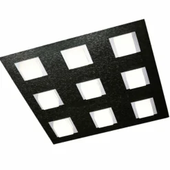 Luminaires Grossmann Plafonnier Grossmann BASIC LED Noir, 9 lumières* Éclairage Led
