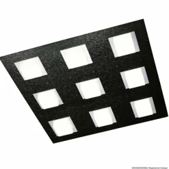 Luminaires Grossmann Plafonnier Grossmann BASIC LED Noir, 9 lumières* Éclairage Led