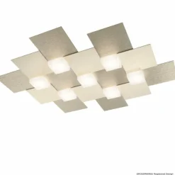 Luminaires Grossmann Plafonnier Grossmann Creo LED Champagne, 7 lumières* Éclairage Led