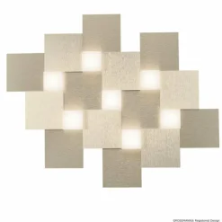 Luminaires Grossmann Plafonnier Grossmann Creo LED Champagne, 7 lumières* Éclairage Led