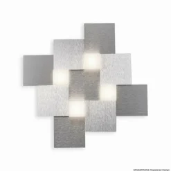 Luminaires Grossmann Plafonnier Grossmann CREO LED Aluminium, 4 lumières* Éclairage Led