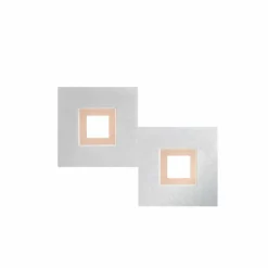 Luminaires Grossmann Plafonnier Grossmann KARREE LED Aluminium, Cuivre, 2 lumières* Éclairage Led