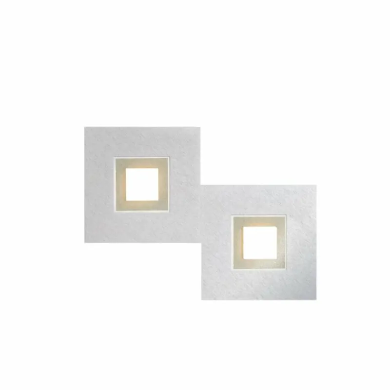 Luminaires Grossmann Plafonnier Grossmann KARREE LED Aluminium, Champagne, 2 lumières* Éclairage Led