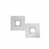 Luminaires Grossmann Plafonnier Grossmann KARREE LED Aluminium, Titane, 2 lumières* Éclairage Led