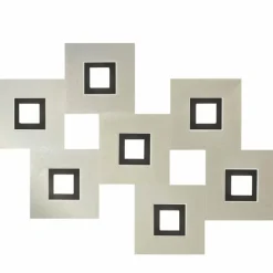 Luminaires Grossmann Plafonnier Grossmann KARREE LED Noir, 7 lumières* Éclairage Led