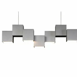 Luminaires Grossmann Plafonnier Grossmann ROCKS LED Aluminium, 5 lumières* Éclairage Led