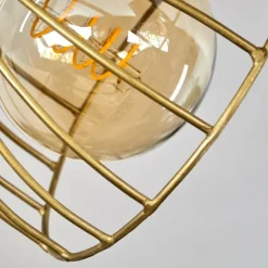 Lampes Dorées-hofstein Plafonnier Grunnfjord Or, Écru, 3 lumières