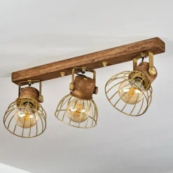 Lampes Dorées-hofstein Plafonnier Grunnfjord Or, Écru, 3 lumières