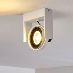 hofstein Plafonnier Grytgol Blanc, 1 lumière* Spots Et Projecteurs