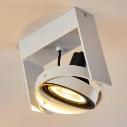 hofstein Plafonnier Grytgol Blanc, 1 lumière* Spots Et Projecteurs