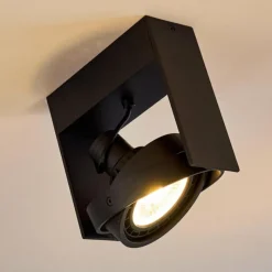 hofstein Plafonnier Grytgol Noir, 1 lumière* Spots Et Projecteurs