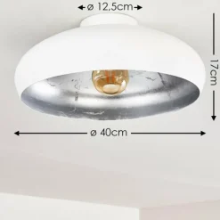 hofstein Plafonnier Guayo Aluminium, 1 lumière