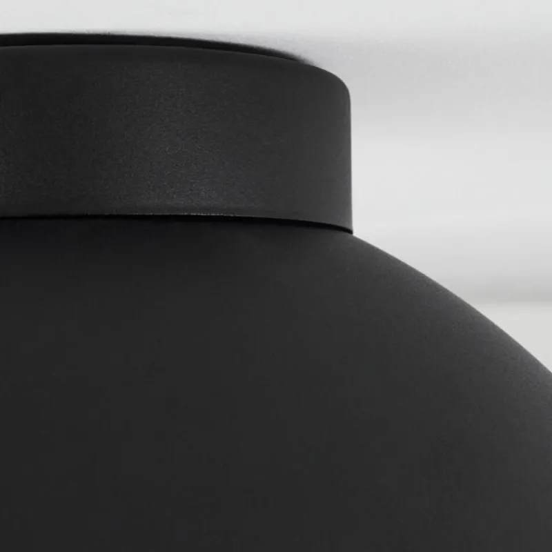 hofstein Plafonnier Guayo Noir, 1 lumière