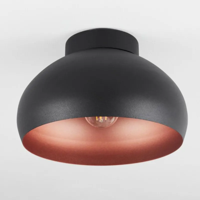 hofstein Plafonnier Guayo Noir, 1 lumière