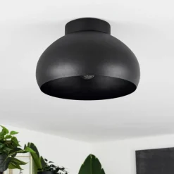 hofstein Plafonnier Guayo Noir, 1 lumière