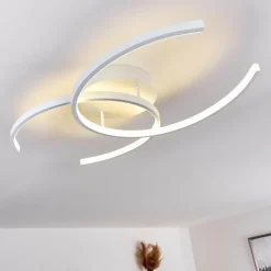 hofstein Plafonnier Guinea LED Blanc, 2 lumières