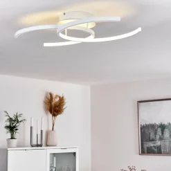 hofstein Plafonnier Guinea LED Blanc, 2 lumières