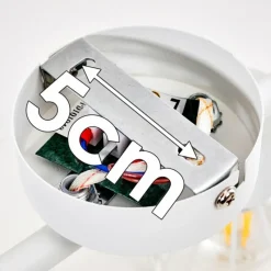 Lampes Vintages & Rétros-hofstein Plafonnier Gullspang Blanc, 6 lumières