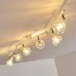 Lampes Vintages & Rétros-hofstein Plafonnier Gullspang Blanc, 6 lumières