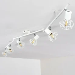 Lampes Vintages & Rétros-hofstein Plafonnier Gullspang Blanc, 6 lumières