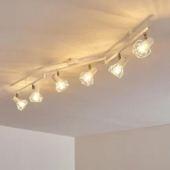 Lampes Vintages & Rétros-hofstein Plafonnier Gullspang Blanc, 6 lumières