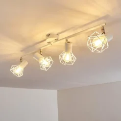 Lampes Vintages & Rétros-hofstein Plafonnier Gullspang Blanc, 4 lumières