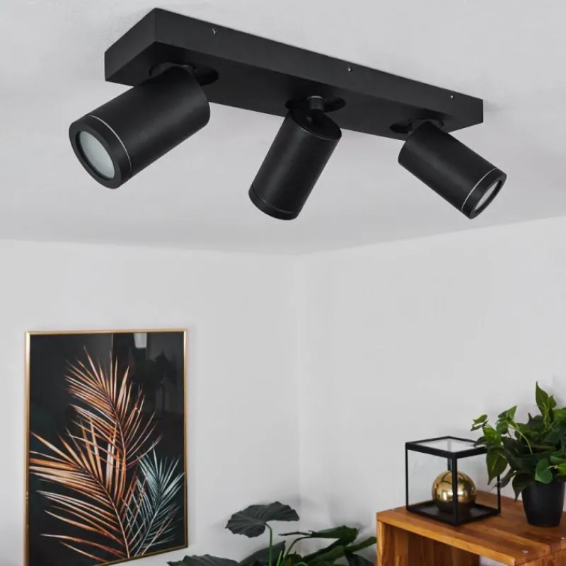 hofstein Plafonnier Hakamken Noir, 3 lumières