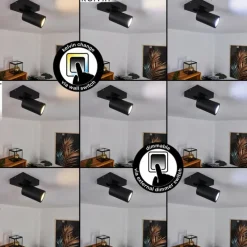 hofstein Plafonnier Hakamken Noir, 1 lumière