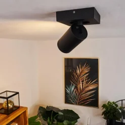 hofstein Plafonnier Hakamken Noir, 1 lumière