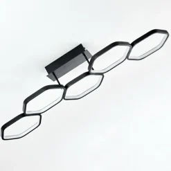 hofstein Plafonnier Halmstad LED Noir, 1 lumière