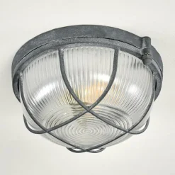 hofstein Plafonnier Hanalei Gris, 1 lumière