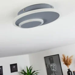 hofstein Plafonnier Harea LED Gris, 1 lumière