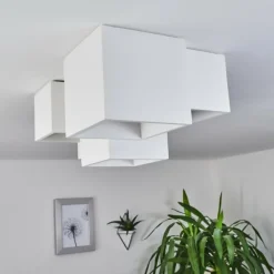 hofstein Plafonnier Hatusao Blanc, 5 lumières